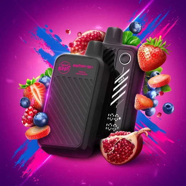 Flavour Beast Beat Mode Max 2 50k Trippin Triple Berry 20mg