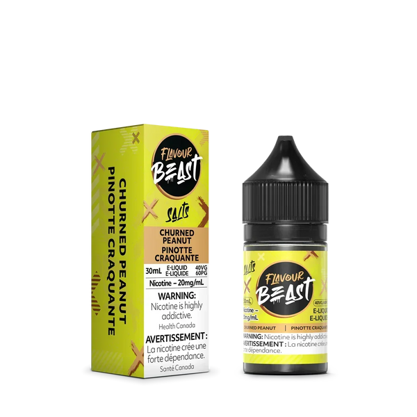 Churned Peanut of Flavour Beast Salt Juice 30ml Bottle