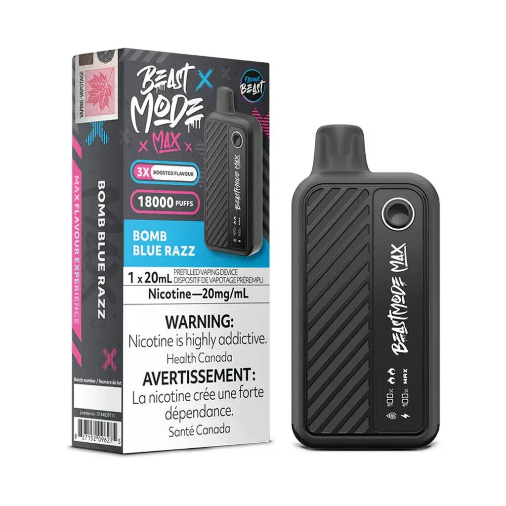 flavour beast beast mode max 18k bomb blue razz 20ml