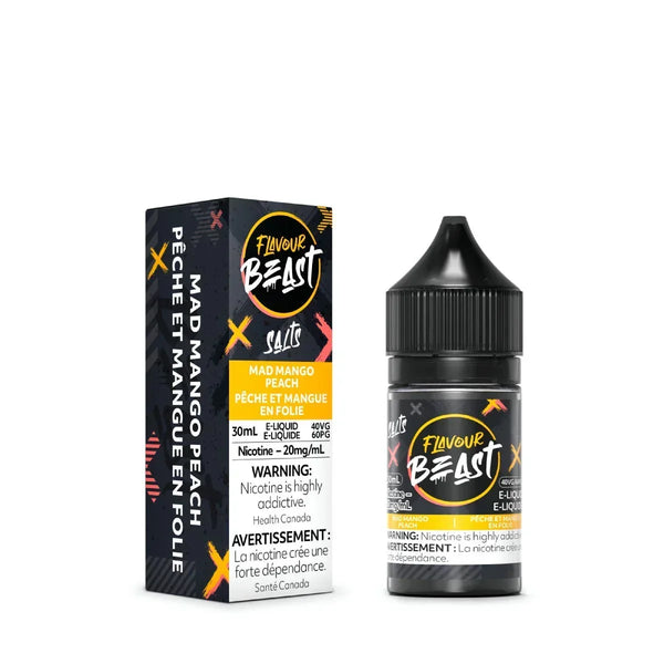 Mad Mango Peach of Flavour Beast Salt Juice 30ml Bottle