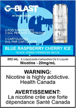Load image into Gallery viewer, Blue Raspberry Cherry Ice G-Blast Replacement Pods
