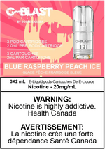 Load image into Gallery viewer, Blue Raspberry Peach Ice G-Blast Replacement Pods
