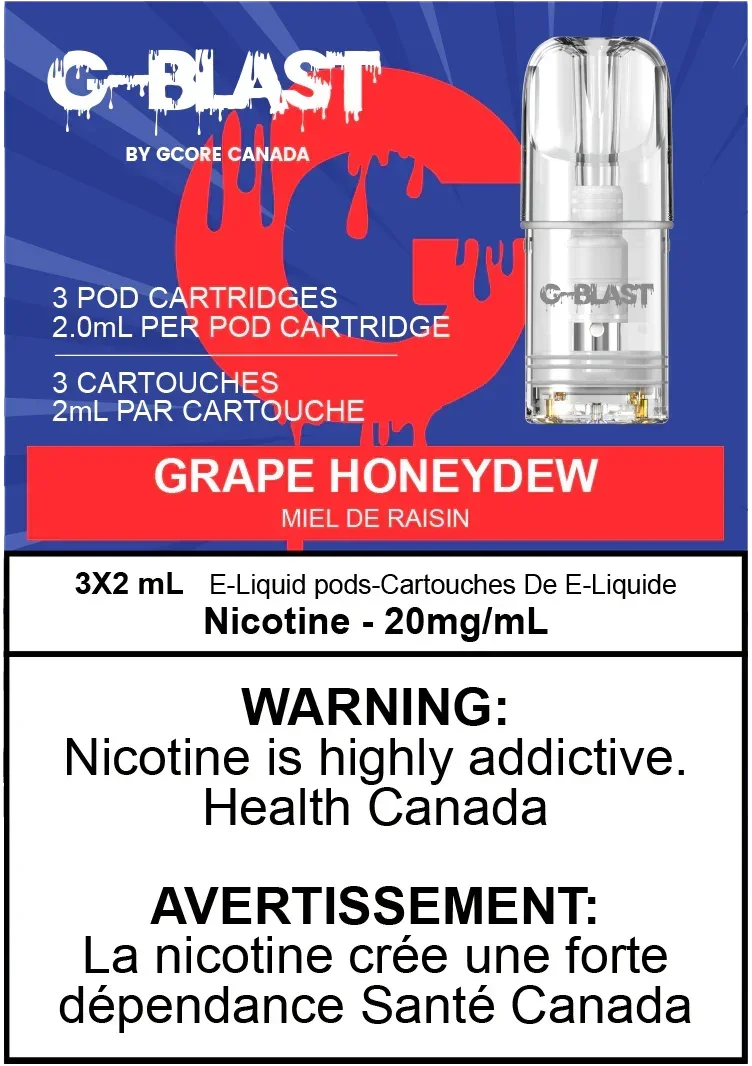 Grape Honeydew G-Blast Replacement Pods