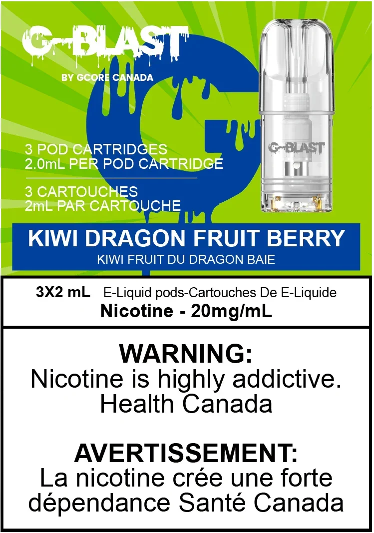 Kiwi Dragon Fruit Berry G-Blast Replacement Pods