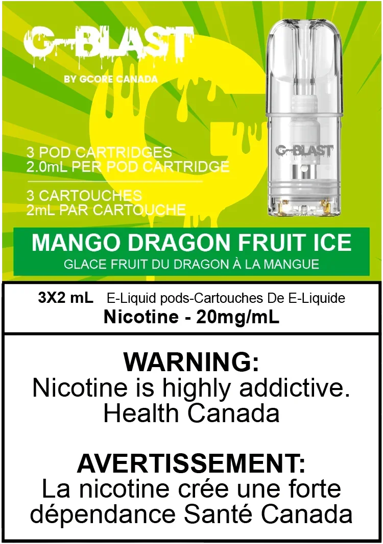 Mango Dragon Fruit Ice G-Blast Replacement Pods
