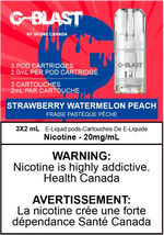 Load image into Gallery viewer, Strawberry Watermelon Peach G-Blast Replacement Pods
