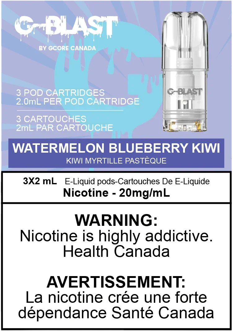 Watermelon Blueberry Kiwi G-Blast Replacement Pods