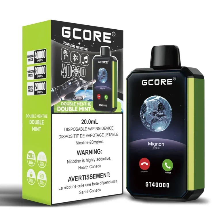 G core GT 40K Double Mint 20mg