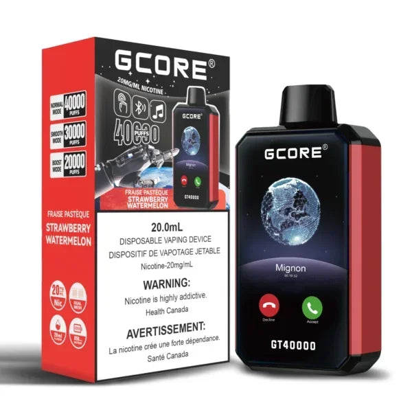 G core GT 40K Strawberry Watermelon 20mg