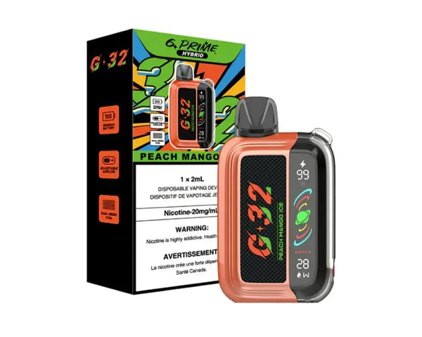 G Prime hybrid 32000 Peach Mango 20mg
