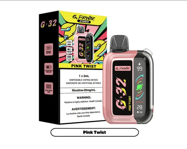 G Prime hybrid 32000 Pink Twist 20mg