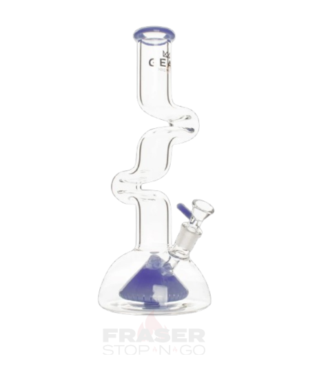 Gear Premium 12 inch Periwinkle 2 arm Zorro Bubble Base Water Pipe