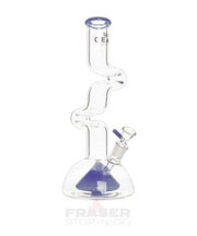 Gear Premium 12 inch Periwinkle 2 arm Zorro Bubble Base Water Pipe