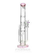 Load image into Gallery viewer, Gear Premium 15&quot; Pink Slyme Stemless Dual Chamber Recycler
