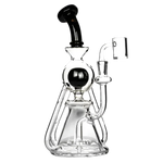 Load image into Gallery viewer, Gear Premium 9.5 inch Triple Uptake Concentrate Recycler Beaker Base

