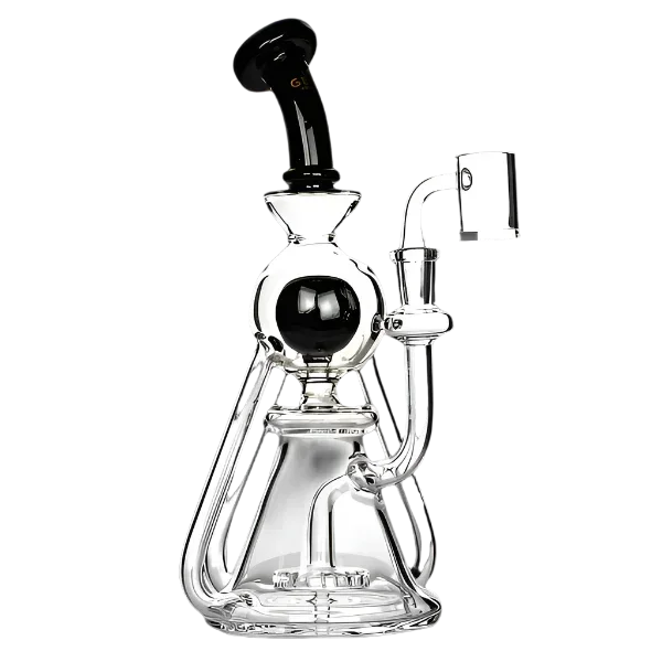 Gear Premium 9.5 inch Triple Uptake Concentrate Recycler Beaker Base