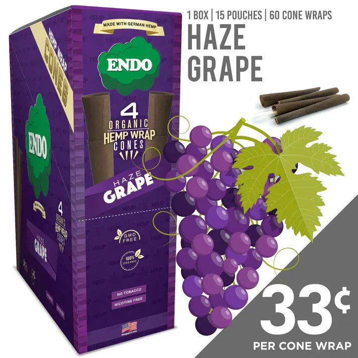 ENDO - ORGANIC HEMP WRAP CONES