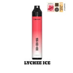 Load image into Gallery viewer, Lychee Ice of Icon Bar Crystal Plus 2000 puff Disposable Vape
