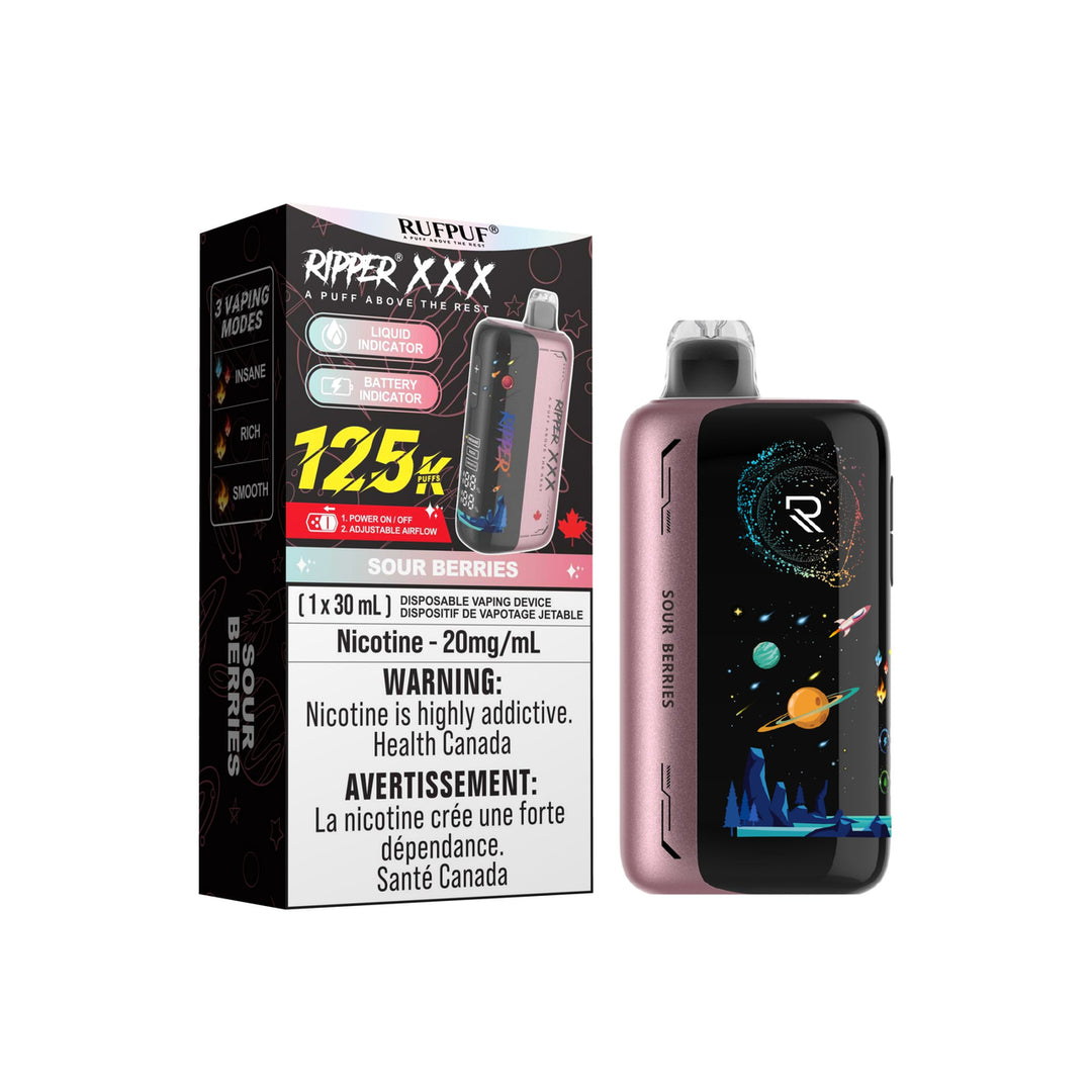 RIPPER XXX 125K PUFFS DISPOSABLE VAPE