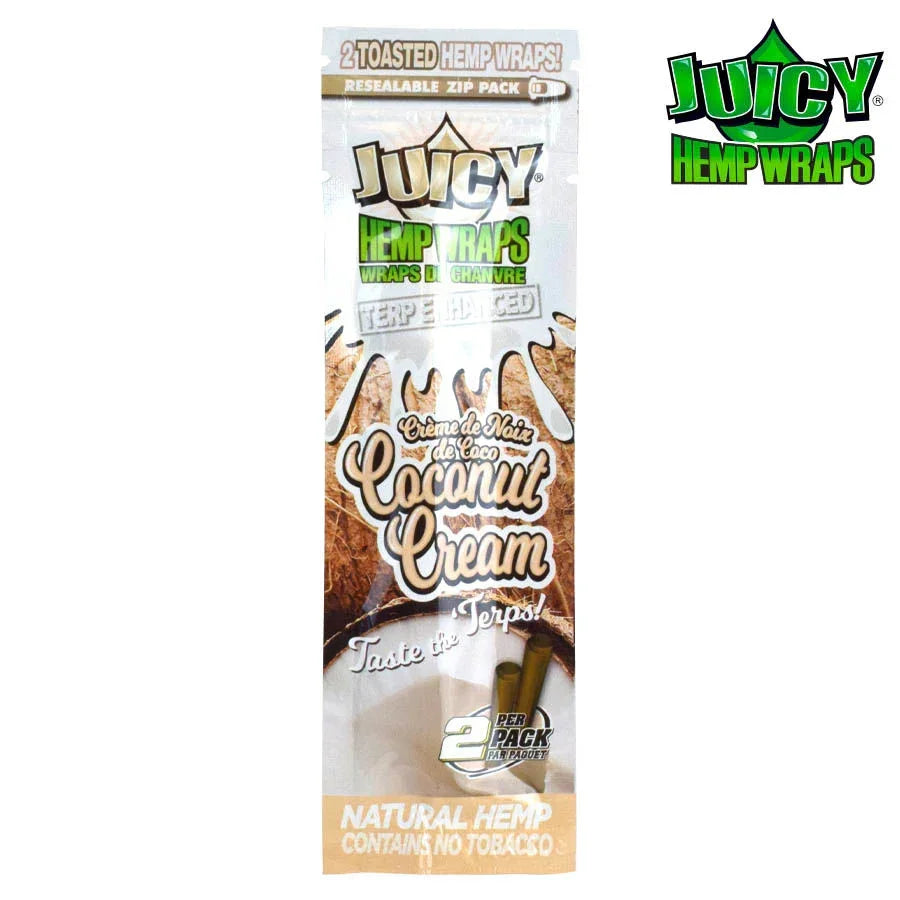 Juicy Hemp Wraps Coconut Cream