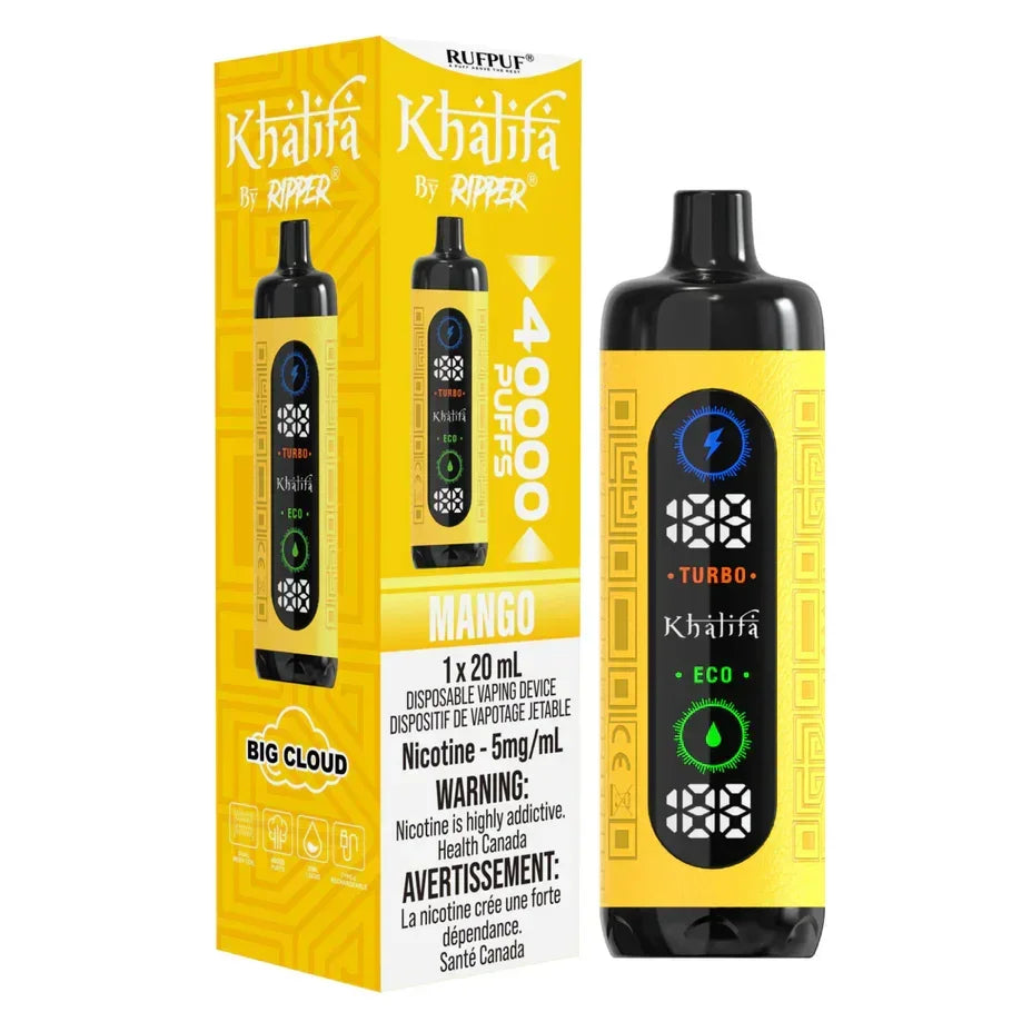 Mango of Khalifa by Ripper 40k puff Disposable Vape