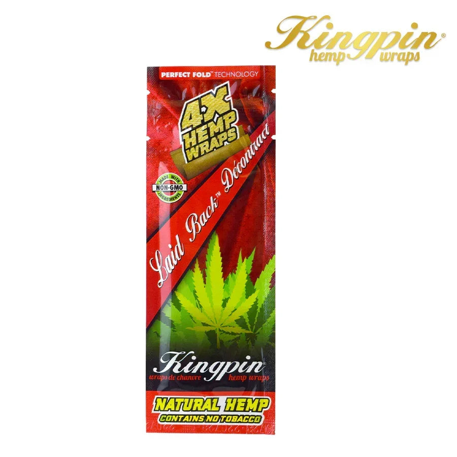 Kingpin Hemp Wraps Laid Black