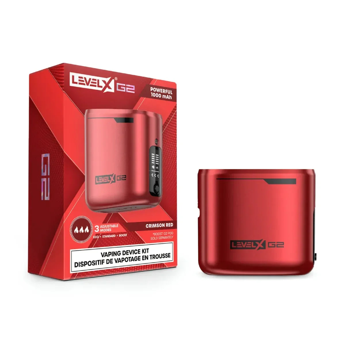 LevelX G2 Battery Base Crimsonred