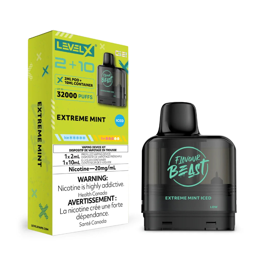 FLAVOUR BEAST LEVEL-X G2 POD (2ML+10ML) 32K 20MG