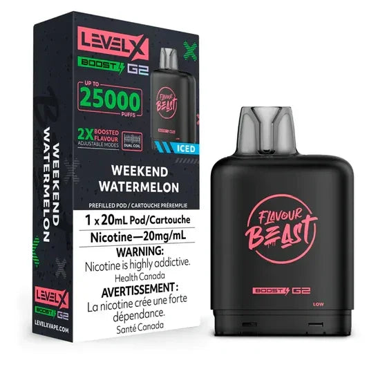 FLAVOUR BEAST LEVEL X BOOST 25K PODS