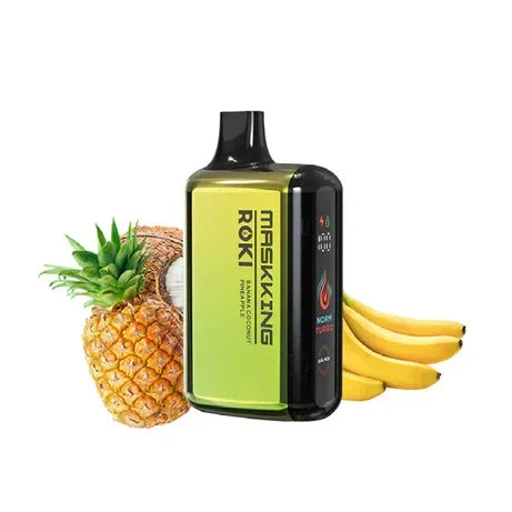 Banana Coconut Pineapple of Maskking Roki 10k Disposable Vape