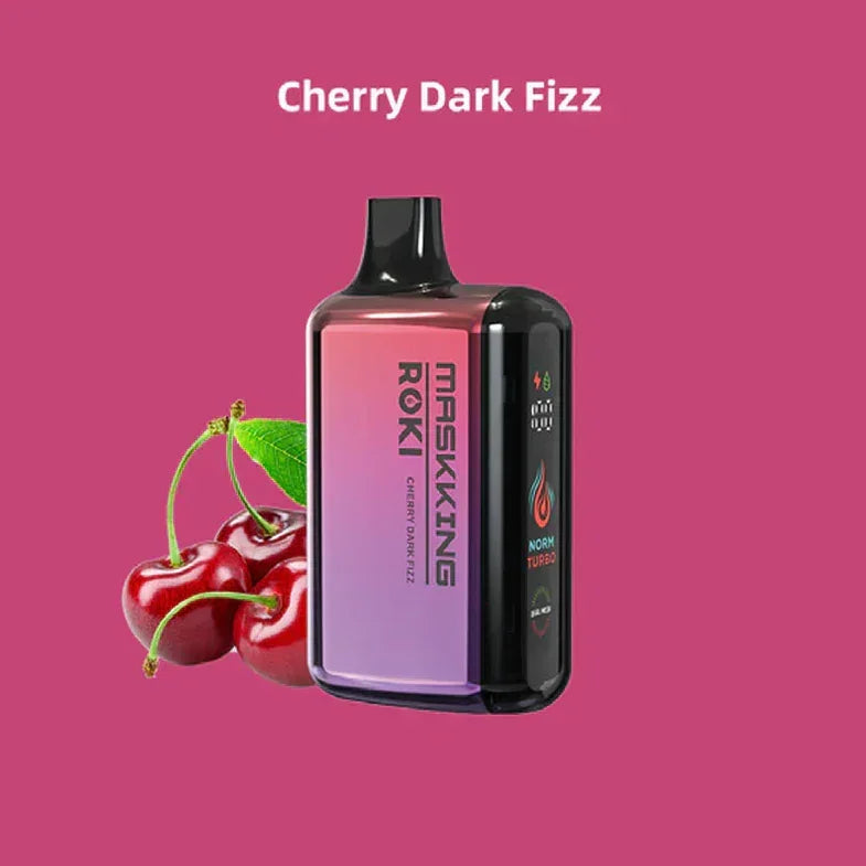 Cherry Dark Fizz of Maskking Roki 10k Disposable Vape