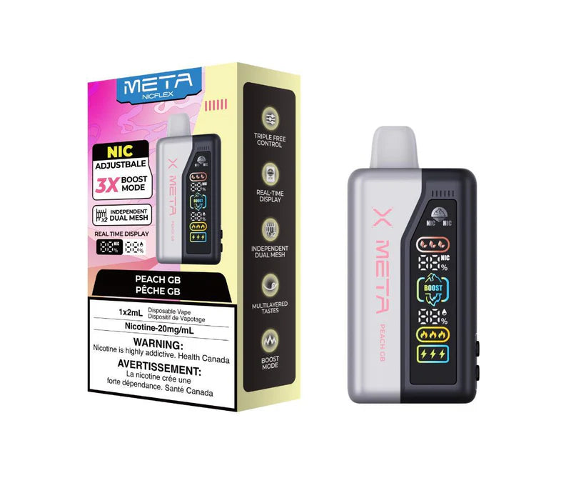 Peach GB Meta Nic Flex 40K Vape