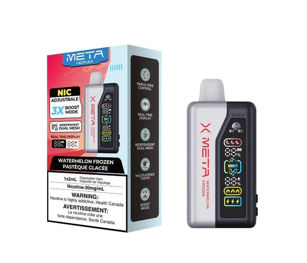 Watermelon Frozen of Meta Nic Flex 40K Disposable Vape
