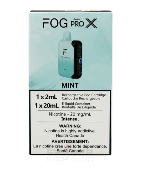 MINT FOG FORMULAS PRO X 50K PUFF FRASER STOP N GO MINT FOG FORMULAS PRO X 50K PUFF FRASER STOP N GO