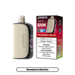Load image into Gallery viewer, ORBITO LUMO-AI 120K PUFFS STRAWBERRY KIWI ICE