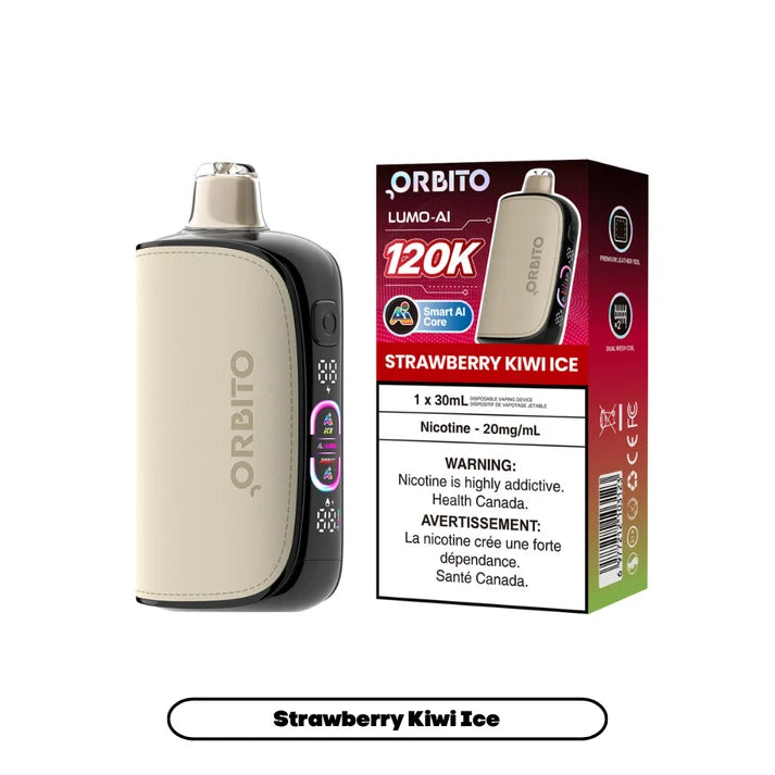 ORBITO LUMO-AI 120K PUFFS STRAWBERRY KIWI ICE