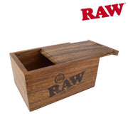 Large Raw Wooden Slide Box