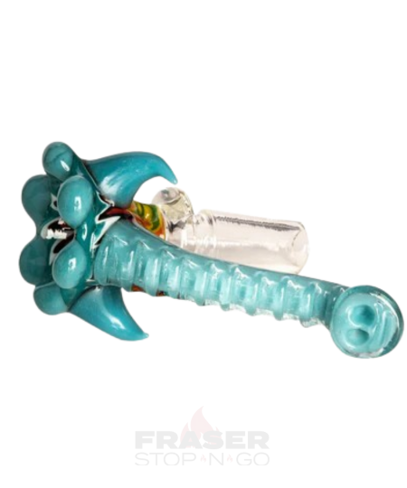 Red Eye Glass 14mm Blue Elephant Trunk Cone Pull Out