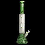 Load image into Gallery viewer, Red Eye Glass 18-inch Heracles beaker Base Bong with Water Pipe
