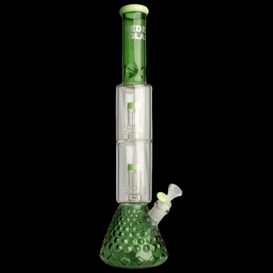 Red Eye Glass 18-inch Heracles beaker Base Bong with Water Pipe