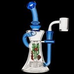 Load image into Gallery viewer, Red Eye Glass 8.5 inch Sealife Concentrate Recycler Dab Rigs
