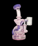 Load image into Gallery viewer, Red Eye Glass 6.5 inch Alley Oop Recycler Dab Rig
