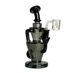 Load image into Gallery viewer, Red Eye Glass 8 inch Atlas Dual Uptake Recycler Rig 
