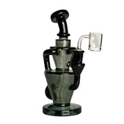 Red Eye Glass 8 inch Atlas Dual Uptake Recycler Rig 