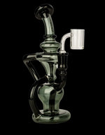 Load image into Gallery viewer, Red Eye Glass 9.5 inch Perseus Dual Uptake Recycler Rig

