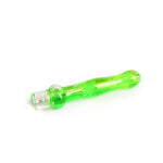Load image into Gallery viewer, Green Red Eye Glass Sparkle Liquid One Hitter

