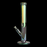 Metallic Hex Red Eye Tek 15 inch Straight Tube Bong