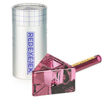 Load image into Gallery viewer, Pink Red Eye Tek 4.5inch Infinity Bowl Triangle Hand Pipe
