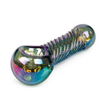 Load image into Gallery viewer, Green Red Eye Tek 4.5inch Twister Hand Pipe
