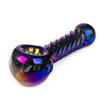 Load image into Gallery viewer, Blue Red Eye Tek 4inch Twister Hand Pipe
